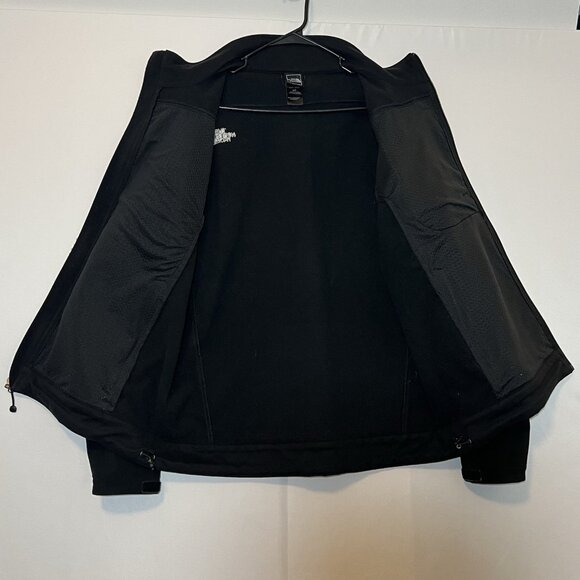 The North Face Men’s Large Jacket Black Apex Softshell Wind Resistant Full Zipp - Picture 9 of 14